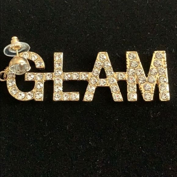 Rhinestone GLAM Ear Rings - Picture 4 of 5